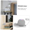 OSALADI Smart Speaker Shelf for Mini Wall-Mounted Audio Rack White