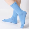 KQueenStar Toe Grip Socks for Women, Athletic Breathable Cotton Non-Slip