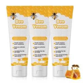 YOUSHEME 3pcs Vitiligo Bee Treatment, Vitiligo Cream Improve Skin Pigmentation & Reduces