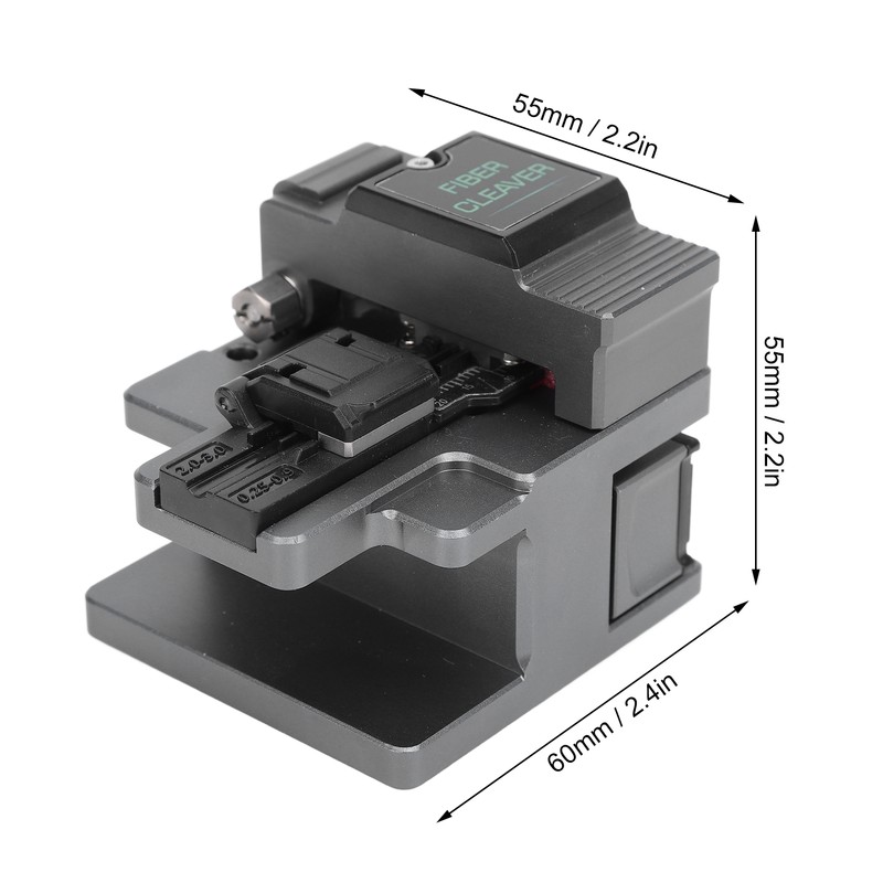 High Accuracy Fiber Cleaver Tungsten Steel Blade Automatic Return Optical