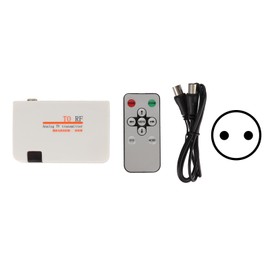 High Definition Multimedia Interface to RF Adapter Converter with Remote Control 100‑240VEU Plug