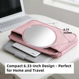 Sanmeizu 6.33" Magnifying Mirror Makeup Mirror (Gold, 5X)