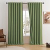 DUALIFE - Cortinas 100 opacas de lino texturizado de 84