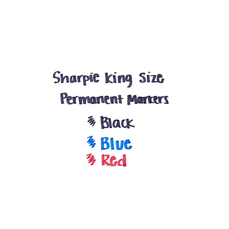 Sharpie Pro King Size Chisel Tip Permanent Markers, 4-count