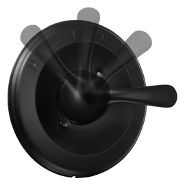 T13020-BL Shower Handle Replacement Compatible for Delta Classic 13/14 Series Single-Function Trim Kit, Compatible with Delta R10000 Series Shower Valve (Cartridge and Valve Not Included), Matte Black