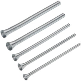 Eoppen Spring Tubing Benders Kit 1/4, 3/8, 1/2, 5/8 and 3/4 Inch 5 in 1 Tube Bender Set for Copper, Brass, Aluminum and Thin Steel Tube