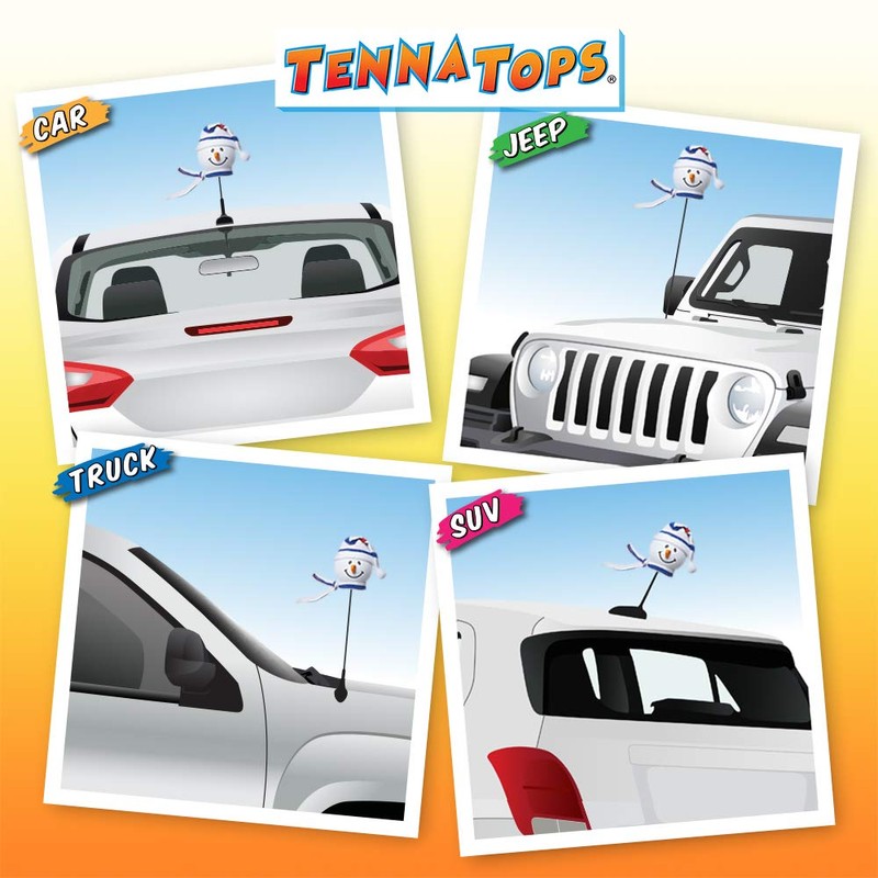 Tenna Tops Car Antenna Topper/Auto Mirror Dangler/Dashboard Buddy (Car Accessory)