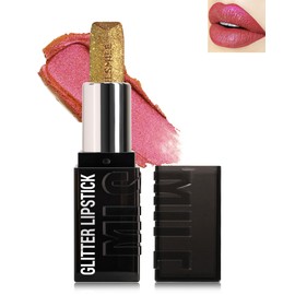 Glitter Lippenstift Rot,Spark Lipstick,Lippenstift Rose,Diamond Lipgloss Wasserfest Langlebig,Not-Stick Cup Getönter Lippenbalsam,Schminke 24 Stunden Halt,Muttertag Kosmetik Geschenk für Frauen -C25