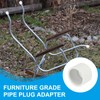 PATIKIL 3/4" PVC Pipe End Cap Fitting, 2 Pack Furniture