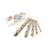 Drill Hog USA 5 Pc Left Handed Drill Bit Set