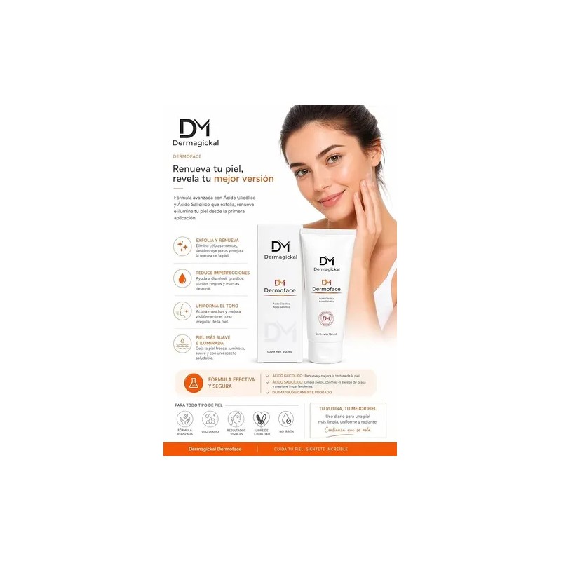 Gel Dermolimpiador Dermoface Dermagickal Cuidado Facial
