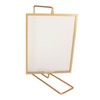 Y5578 Gold Metal Rotating Photo Frame Double Sided Rotating Floating
