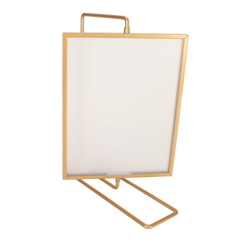 Y5578 Gold Metal Rotating Photo Frame Double Sided Rotating Floating