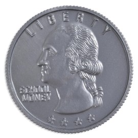LEARNING ADVANTAGE - 7524 Learning Advantage, Play Quarters Plastic Coins - Set of 100