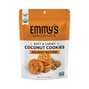 Emmy's Organics Coconut Cookies, Peanut Butter 6 oz (Pack of