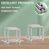 Hocansen 4 Set Square U Bolts M6 U Bolts Brackets