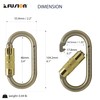 Auto Locking Carabiner 25KN (5-Pack) - Fusion Climb® Ovatti -