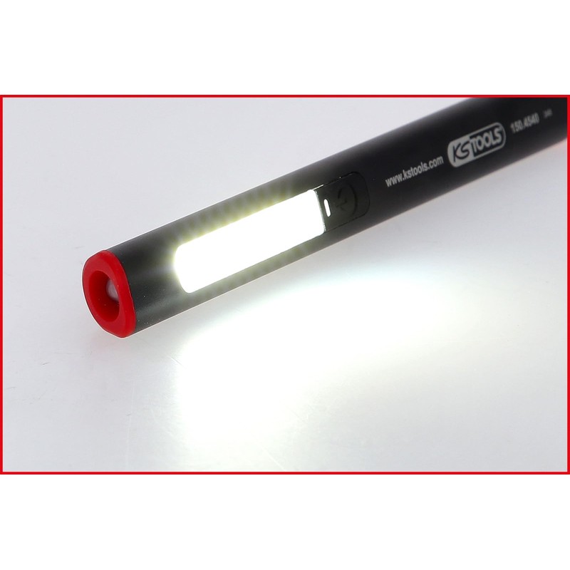 KS Tools UltimateBEAM 150.4540 Aluminium LED Pen Lamp Li-Ion, 150