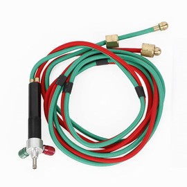 Mini Gas Little Torch Soldering Welding Kit With 5 Tips for Hoses Jewelry Repair And Construction, Crafts