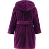 REDBEST Perris Unisex Hooded Fleece Dressing Gown, berry