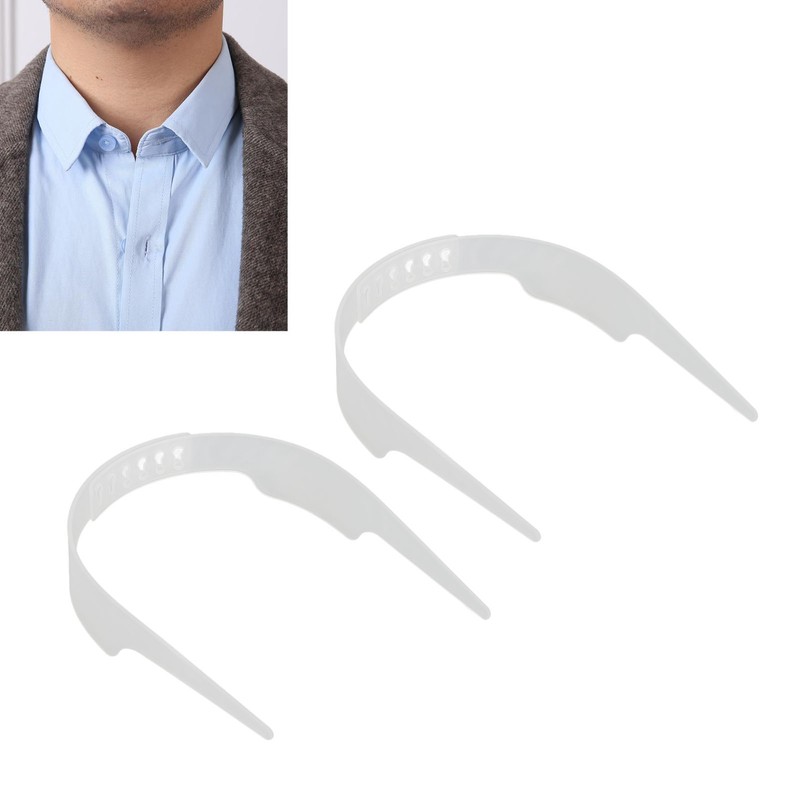 2pcs Adjustable Shirt Collar Support Bundle Shirt Collar Support System