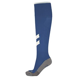 Hummel Fundamental Football Socks Unisex Adult, True Blue/White, 8