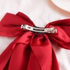 1 Stück Bow Hair Clip,Big Bowknot Hairpin mit langem seidigen