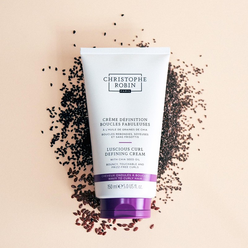 Christophe Robin Luscious Curl Defining Cream With Chia Seed Oil