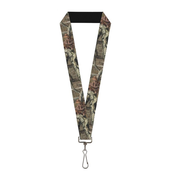 Buckle-Down Unisex-Adult's Lanyard-1.0"-Mossy Oak Break-up Infinity, Multicolor, One-Size