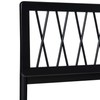 Walker Edison Full Transitional Geometric X Pattern Headboard Solid Wood