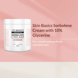 SKIN BASICS Sorbolene Cream with 10% Glycerine Jar 500g - Gentle Soap Free Cleanser - Clinically Tested, Non-Irritating, Hypoallergenic Deep Moisturiser for Dry & Sensitive Skin - Makeup Remover