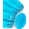 ChristmaxStore 5PCS Women's Blue Tulle Tutu Costume Set Includes Tutu
