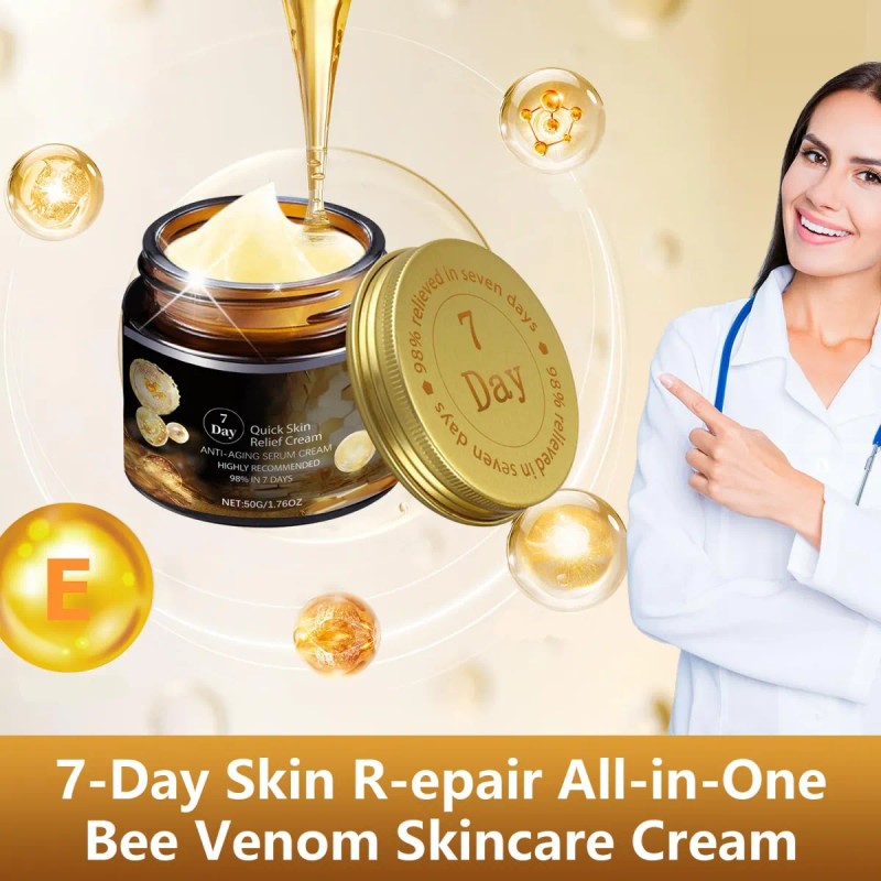 Crema Reparadora De 7 Días, Crema Hidratante (2 Unidades)