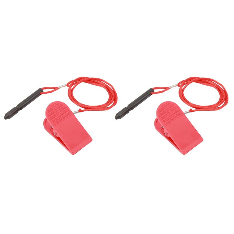 2Pcs Treadmill Safety Key Running Machine Safety Switch Safety Lock