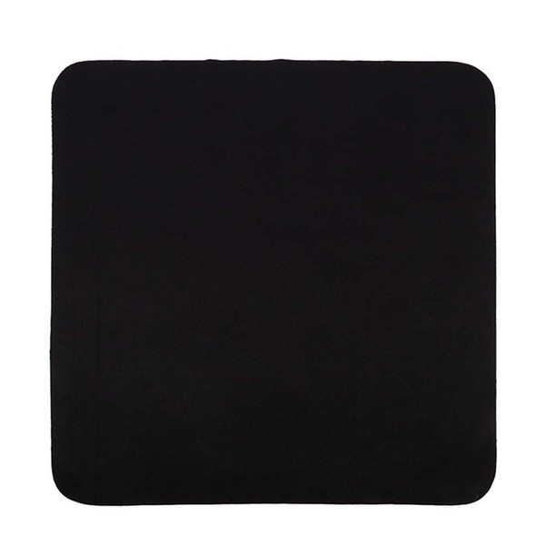2 Pcs Jumbo Black Suede Cleaning Cloth for Glasses Eyeglasses Camera Lens Cell Phone Screen Laptops Telescope LCD Screen, 12 x 12 inch