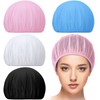 Chuarry 4 Pcs Mesh Sleep Bonnet for Sleeping Night Curly