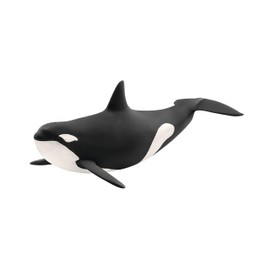 schleich Wild Life - Killer Whale Toy - 8” Realistic Orca Figurine - Ocean Wildlife Animal Figure for Screen-Free Play - Waterproof Durable Educational Toy for Kids - Boys and Girls Ages 3+ | 14807
