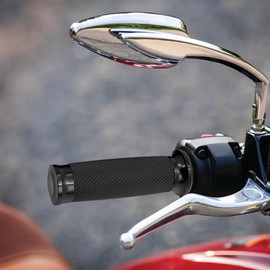 HDBUBALUS 1" Handlebar Grips Hand Grips Fit for Harley Softail Touring Dyna Sportster XL883 1200 XR VRSC