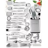 Home Hero 54-Piece Stainless Steel Kitchen Utensils Set-Nonstick, Heat-Resistant