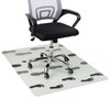 Mind Reader Office Chair Mat for Carpet, Under Desk Protector,