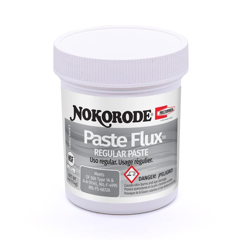 RectorSeal Nokorode 14010 Regular Paste Flux, Cleans and Fluxes, Plumbing,