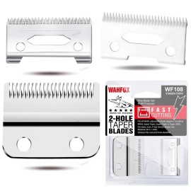 Stagger Tooth Ceramic + Stainless Stagger Tooth 2161 2-Hole Clipper Blade For Wahl Magic Clip