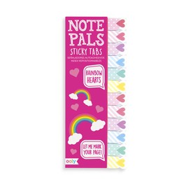 International Arrivals"Note Pals Rainbow Hearts" Sticky Note Pad