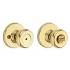 Kwikset 93001-922 Tylo Privacy Bed/Bath Knob In Polished Brass