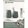 INGOFIN Ceramic Lotion Dispenser - 12oz Refillable Hand Soap Dispenser