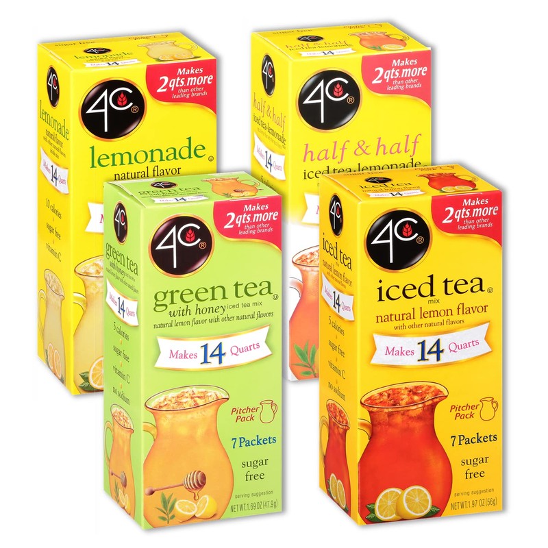 4C Pitcher Packs, Half & Half 8 Pack, Makes 14