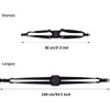 LAKNUY 2-Pack Travel Luggage Bag Bungee Suitcase Adjustable Belt，Luggage Straps