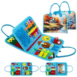Fidget Blanket for Adults with Dementia, Dementia Fidget Toys for Elderly