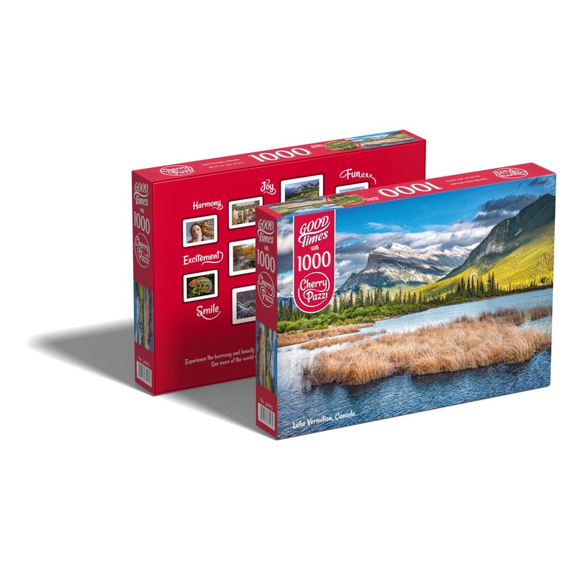 Cherry Pazzi Puzzle 1000 Pieces: Lac Vermilion, Parc National Banff,