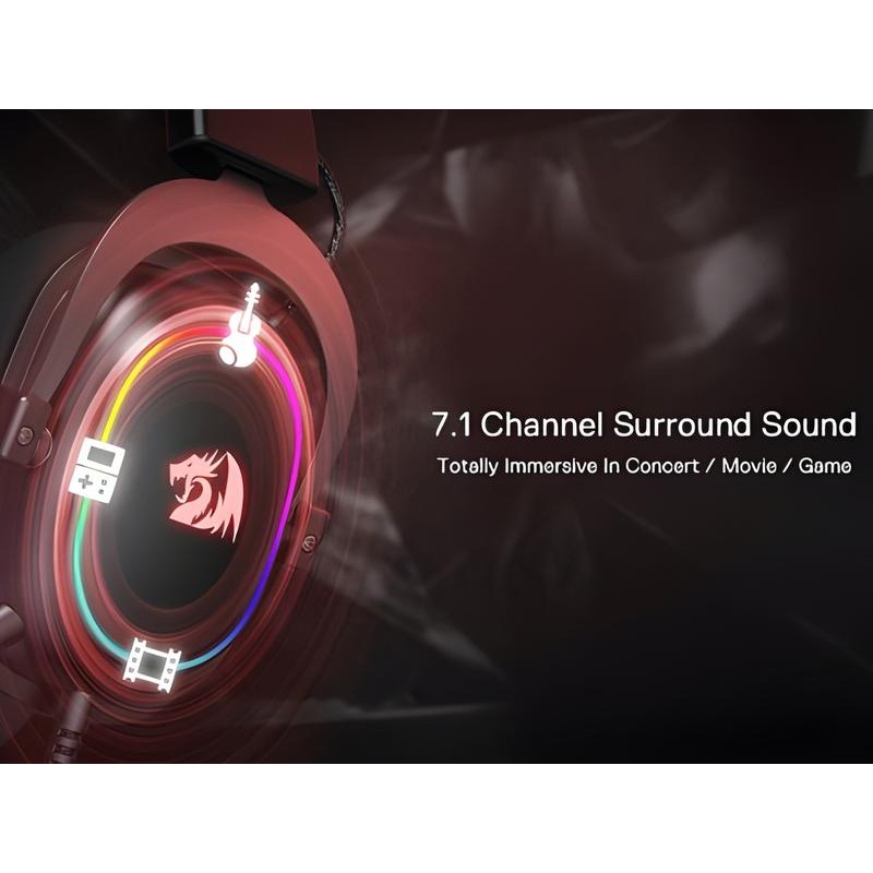 Redragon H510 Zeus-X RGB Wired or Wireless Gaming Headset Multi-platform